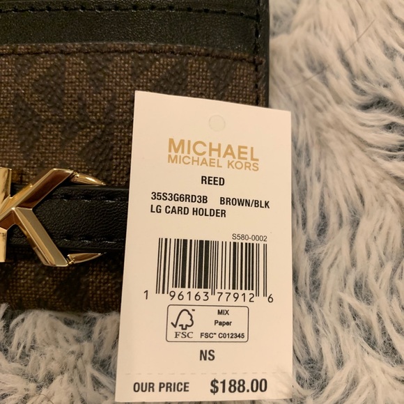 ✨NWT Michael Kors Reed Large Card Holder✨ - Picture 3 of 3